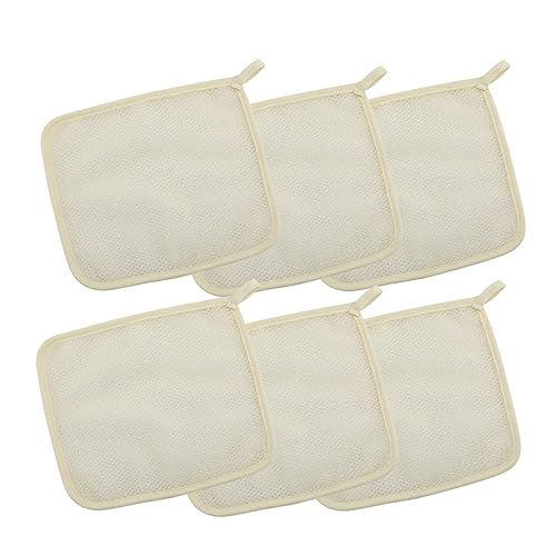 WOONEKY 6stücke Nylonhandtuch Peelinghandtuch Handtuch Rückenmassagetuch Badetuch Badezubehör Für Gesicht Und Körper Pflege Hautreinigung Naturmaterialien Für von WOONEKY