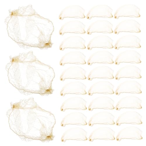 WOONEKY 60stücke Elastische Haarnetze Aus Netzgewebe Für Ballett-dutts Für Frauen Junge Mädchen Und Tänzer Passend Für Freizeit Und Schlafanzüge Sowie Küche Und Gastronomie von WOONEKY