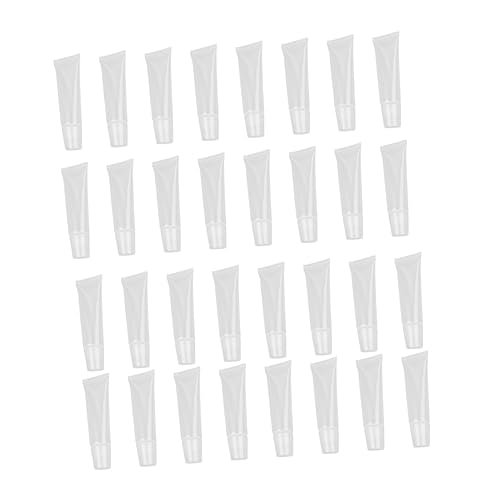 WOONEKY 60stücke Leere Lip Gloss Tubes wasserdichte Kosmetikbehälter Für Lippenpflege Und Lip Balm Transparentes Design Für Frauen Und Mädchen von WOONEKY