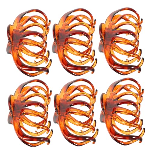 WOONEKY 6stücke Große Haarspangen Für Frauen Klammerklammern Für Dickes Haar Haarklammern Für Dünnes Und Lockiges Haar Haaraccessoires Für Alltag von WOONEKY