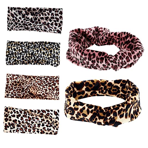 WOONEKY 6stücke Sport Stirnbänder Damen Workout Stirnbänder Leopard Haar Bands Für Yoga Übung Schweißbänder Lauf Stirnband WOONEKY 6stücke Sport Stirnbänder Damen Workout Stirnbänder Leopard Haar Bands Für Yoga Übung Schweißbänder Lauf Stirnband von WOONEKY