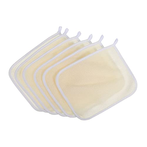 WOONEKY Nylon-gesichtshandtuch Badetuch 6 Stück Peeling-waschlappen Rückenschrubber-handtuch Sanftes Peeling Leicht Zu Reinigen Unverzichtbar Für Die Familie von WOONEKY