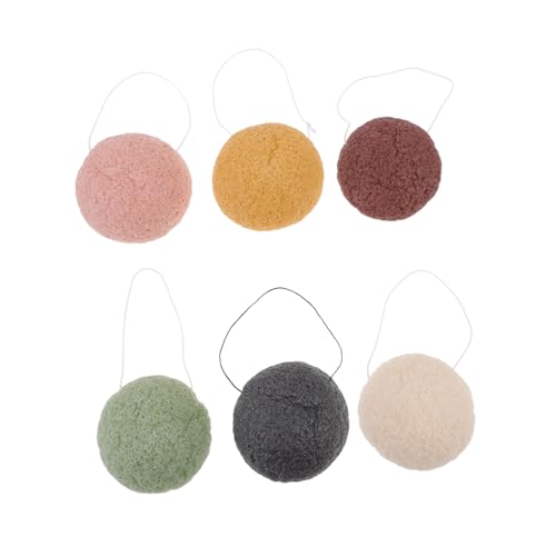 WOONEKY 6stücke Gesichtsschwamm Für Hautpflege Reinigungsschwämme Make-up Entferner Pads Gesichts Tägliche Anwendung von WOONEKY
