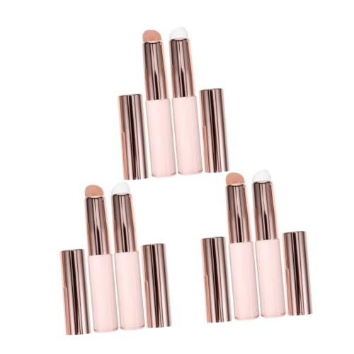 WOONEKY 6stücke Silikon-lippenpinsel Mit Kappe Für Make-up Reisen Mehrzweck-lippenpinsel Als Concealer-pinsel Lippenstiftapplikator Für Damen von WOONEKY