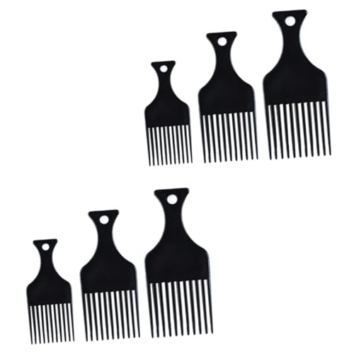 WOONEKY 6stücke Teiliges Großer Friseur-haarkämme Breitzahn-kamm Zur Entwirrung Und Pflege Professionelles Haarstyling-tool Für Damen Und Herren Für Salon Und Zuhause von WOONEKY