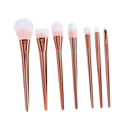 WOONEKY 7 Stück Teiliges Make Up Pinselset Professionelle Weiche Pinsel für Foundation Puder Lidschatten Gesichtskosmetik Rosa Leicht und Langlebig für Studio und Zuhause WOONEKY 7 Stück Teiliges Make Up Pinselset Professionelle Weiche Pinsel für Foundation Puder Lidschatten Gesichtskosmetik Rosa Leicht und Langlebig für Studio und Zuhause von WOONEKY