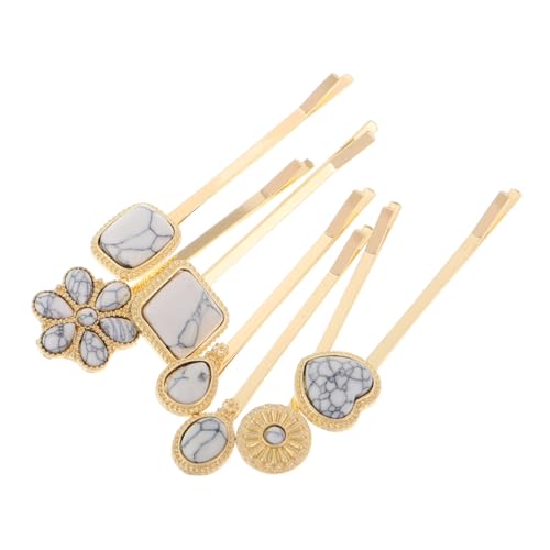 WOONEKY 7 Stück Teiliges Set Dekorative Haarklammern für Mädchen und Türkise Vintage Haarnadeln Herz Tropfen und Blumenform Stilvolle Haaraccessoires für WOONEKY 7 Stück Teiliges Set Dekorative Haarklammern für Mädchen und Türkise Vintage Haarnadeln Herz Tropfen und Blumenform Stilvolle Haaraccessoires für von WOONEKY