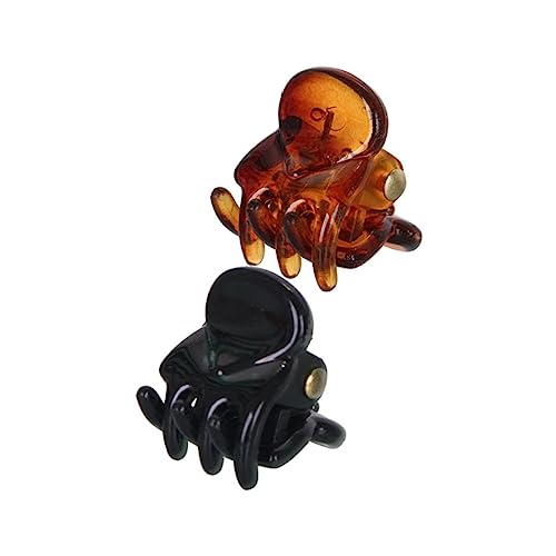 WOONEKY 72stücke Mini Haarspangen Clips Haarschmuck Für Mädchen Und Damen Kreative Haar Accessoires Zur Dekoration Schwarz Braun von WOONEKY