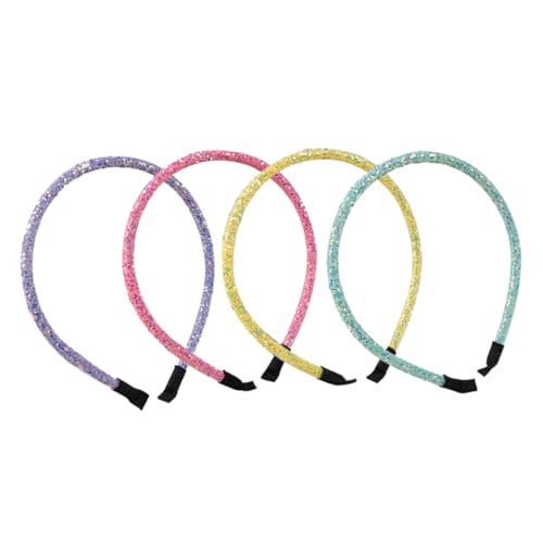 WOONEKY 8 Stück Pailletten-stirnband Für Damen – Creolen Mit Feinen Details Für Den Alltag Und Partys von WOONEKY