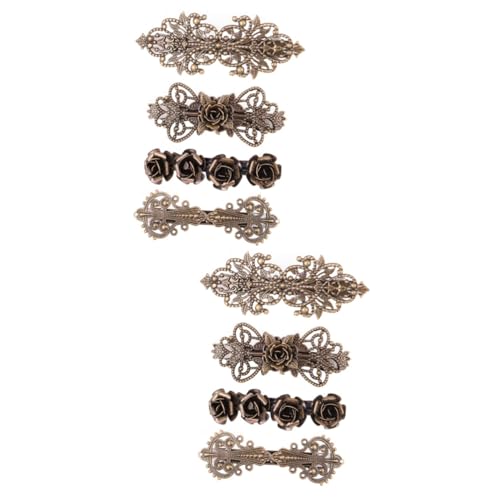 WOONEKY 8stücke Teiliges Vintage Haarspangen Aus Kupfer Für Frauen Und Mädchen Europäischer Stil Haarschmuck Mit Floralen Mustern Geeignet Für Hochzeiten Und Partys von WOONEKY