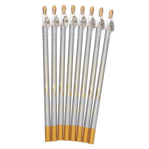 WOONEKY 8stücke Wasserfeste Augenbrauenstifte Mit Anspitzer Make-up-werkzeug Für Frauen Einfach Zu Verwenden Langanhaltend Für Natürliche Augenbrauen von WOONEKY