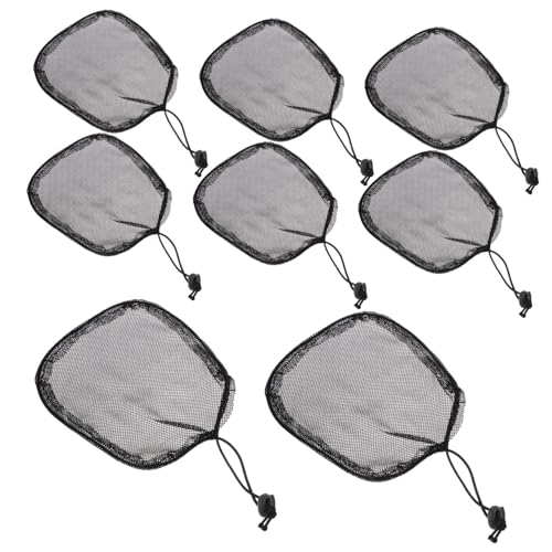 WOONEKY 8 Stück Teiliges Haarnetz für Perücken Elastische Atmungsaktive Wig Caps Leichtes Bequemes Netz für Damen zum Perückenmachen und Haarstyling von WOONEKY