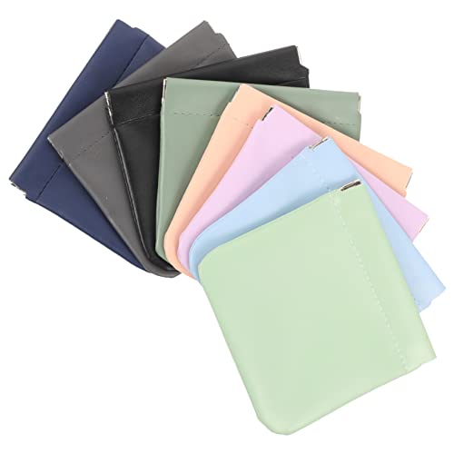 WOONEKY 8stücke Teiliges Tragbare Kosmetiktaschen Für Frauen Stilvolle Make-up Aufbewahrungstaschen Aus Pu Für Reisen Camping Und Partys Für Lippenstift Und Kosmetik-Organizer von WOONEKY