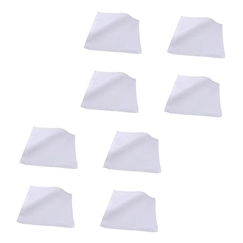 WOONEKY 8-teiliges Gesichtshandtuch-set Aus Weicher Baumwolle Weiß 21 Blatt 30 X 30 Cm 40 G Grandeur Badetuch-set von WOONEKY