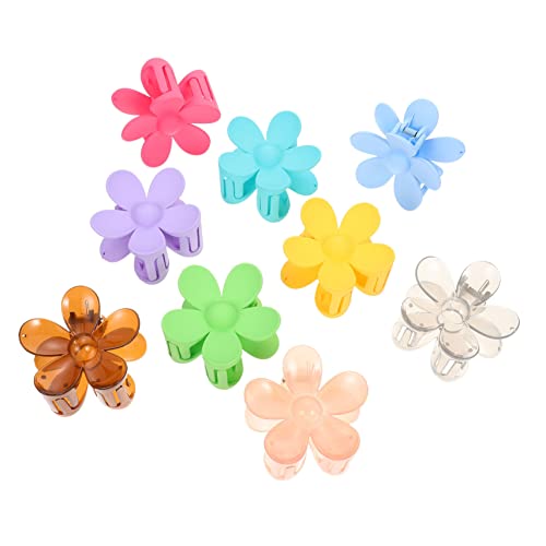 WOONEKY 9stücke Teiliges Blumen-haarclips Mattem Design Haarklammern Für Frauen Bunte Haaraccessoires Für Jede Frisur Für Hochzeiten Und Besondere Anlässe von WOONEKY