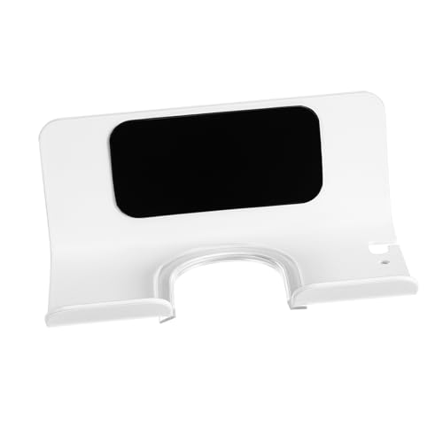 WOONEKY Aluminium Wandhalterung Haartrockner Halterung Modern Robust Haartrocknerständer Bad Organizer für Föhn Lockenstab Glätteisen Wandmontage Elegant Design von WOONEKY