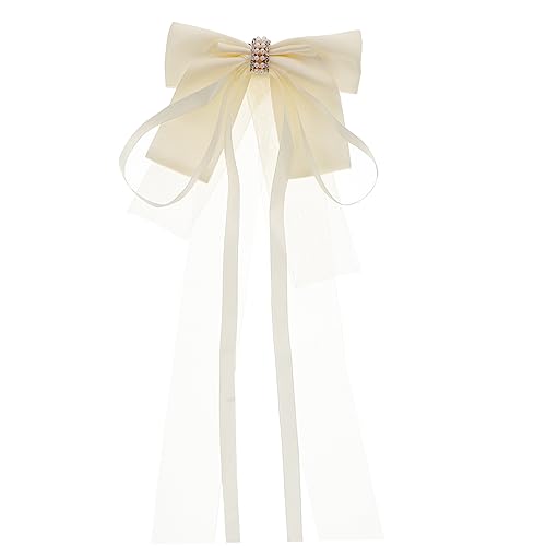 WOONEKY Haarschleifenclip Für Damen Große Schleife Stilvolles Haar-accessoire Für Hochzeiten Abschlussbälle Bankette Einzigartiges Für Freundinnen Und Töchter von WOONEKY