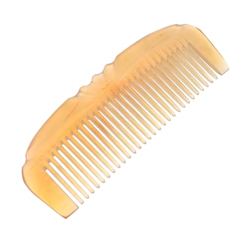 WOONEKY Haarkamm Schafhorn Für Männer Frauen Bürste Massagefunktion Naturhorn von WOONEKY