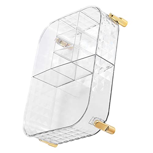 WOONEKY Aufbewahrungsbox Für Make-up Badezimmer-Organizer Lippenstift-Organizer Hautpflege- Schminktisch- Kosmetik- Für Arbeitsplatte Kommoden- Aus von WOONEKY