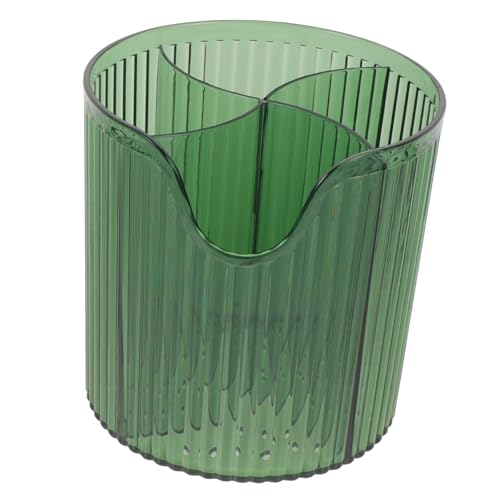 WOONEKY Kosmetik Organizer Für Make-up Pinsel Und Schreibutensilien Transparenter Aufbewahrungsbehälter Für Schreibtisch Und Kosmetik Multifunktionale Halterung Für Bad Und von WOONEKY