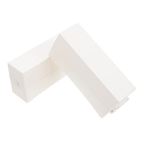 WOONEKY 2stücke Nagel Bohrer Bits Halter Aufbewahrungsbox Nagelkunst-bohrerhalter Nagelschleifbohrer-behälter Nagelbohrer-organizer Transparente Etui Für Schleifwerkzeuge von WOONEKY