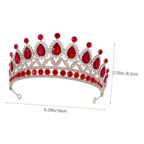 WOONEKY Barock Kristallkrone Damen Tiara mit Strasssteinen Leichtes Haaraccessoire für Hochzeit Geburtstag Abschlussball und Bühnenauftritte Sichere und Design WOONEKY Barock Kristallkrone Damen Tiara mit Strasssteinen Leichtes Haaraccessoire für Hochzeit Geburtstag Abschlussball und Bühnenauftritte Sichere und Design von WOONEKY