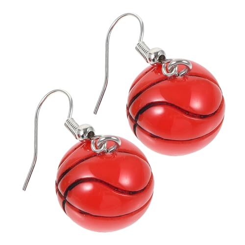 WOONEKY Basketball Ohrringe Resin Sportliche Tropfenohrringe für Frauen für Partys Alltag Einzigartige Schmuckstücke für Freundinnen Sportliebhaber WOONEKY Basketball Ohrringe Resin Sportliche Tropfenohrringe für Frauen für Partys Alltag Einzigartige Schmuckstücke für Freundinnen Sportliebhaber von WOONEKY