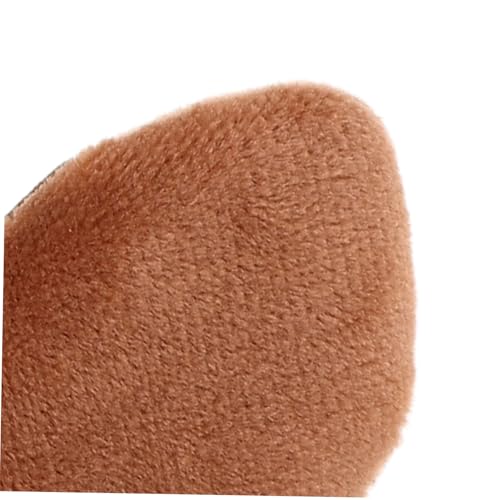 WOONEKY Beflockungsquaste Schwamm Puderquaste Kissenquaste Rougequaste Make Up Quaste Kissen Foundation Quaste Kissen Make Up Braun Hydrophiles von WOONEKY