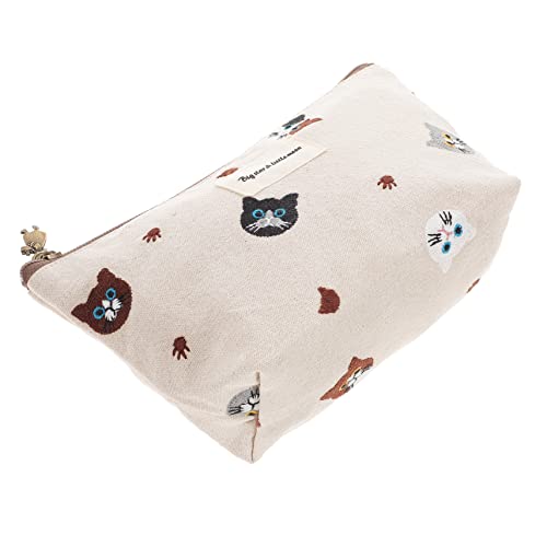 WOONEKY Cartoon Geldbörse Für Mädchen Portable Kosmetik Aufbewahrungstasche Mit Reißverschluss Für Münzen Schlüssel Und Kleine Accessoires Für Reisen Und Alltag von WOONEKY