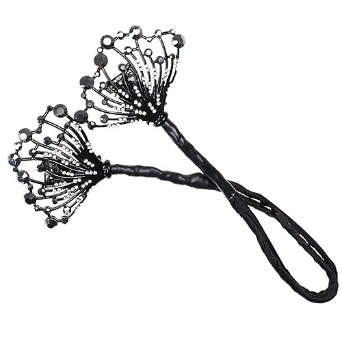 WOONEKY Haarknotenformer Mit Strasssteinen Zum Herstellen Von Haarknoten Haar-donut-maker Für Frauen Und Mädchen Werkzeug Zum Haarstyling Für Dickes Und Dünnes Haar von WOONEKY