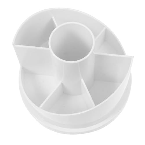 WOONEKY Bleistiftbox rotierender Make-up-Pinsel-Zylinder praktische rotierende Aufbewahrungsbox Schreibtisch-Organizer mit mehreren Gittern für Schreibwaren von WOONEKY