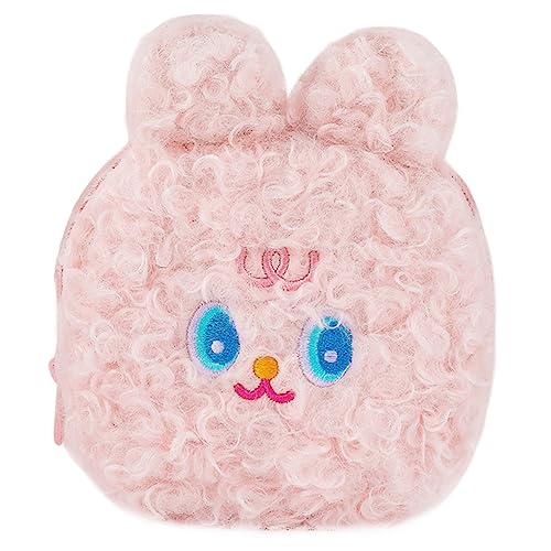 WOONEKY Cartoon Plüsch Kosmetiktasche Für Lippenstifte Und Hygieneartikel Tragbare wasserdichte Aufbewahrung Für Reisen Für Damen Und Pinker Hase WOONEKY Cartoon Plüsch Kosmetiktasche Für Lippenstifte Und Hygieneartikel Tragbare wasserdichte Aufbewahrung Für Reisen Für Damen Und Pinker Hase von WOONEKY