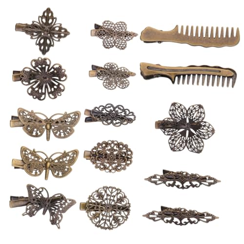 WOONEKY 15stücke Haarspangen Vintage Haarclips Clip Einfache Pins Haarstifte Für Mädchen Frauen Mädchen Frauen von WOONEKY
