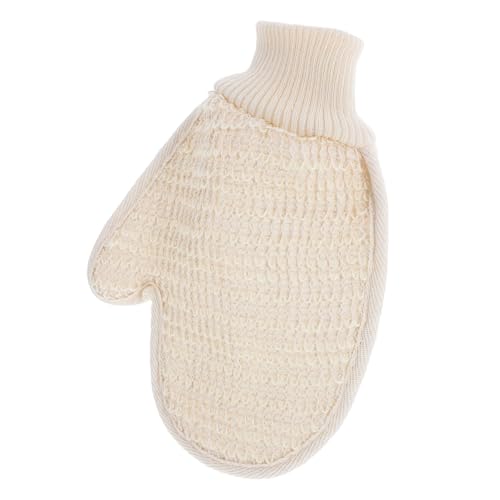 WOONEKY Doppelseitige Badehandschuhe Peelinghandschuh für Körper und Rücken Sanfte Reinigung und Effektives Hautpeeling Langlebig und Komfortabel für Herren und Damen Spa Anwendung von WOONEKY