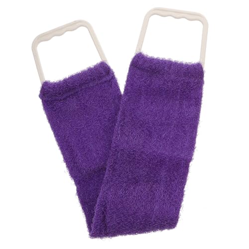 WOONEKY Doppelseitiger Badeschrubber Natürlicher Massagegurt für Rückenpflege Verstärktes Peeling Geeignet für Männer und Fördert Gesunde Haut und Aktiviert die Zufällige Zufällige Farbe von WOONEKY