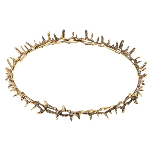 WOONEKY Königskrone Für Herren Dornenkrone Aus Metall Verstellbar Für Partys Und Geburtstage Mittelalterliches Kostümzubehör Langlebig von WOONEKY