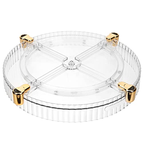 WOONEKY Drehbarer Kosmetik-organizer Mit Großem Fassungsvermögen Rotierendes Aufbewahrungstablett Für Badezimmer Zur Organisation Von Hautpflegeprodukten Und Make-up von WOONEKY