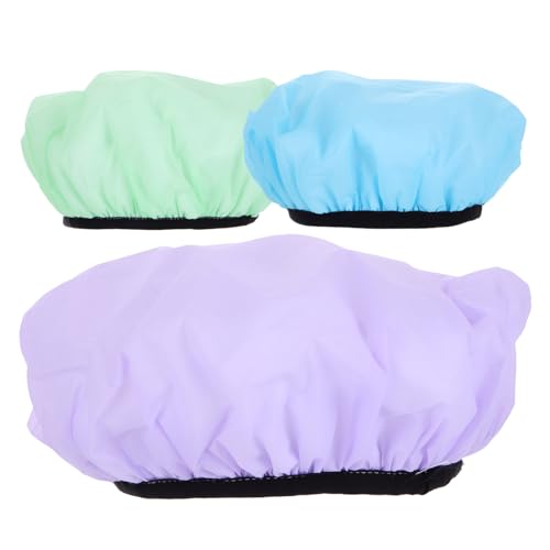 WOONEKY Duschhaube Aus Ultrafeiner Mikrofaser Zum Haarefärben Für Damen Herren Jungen Und Mädchen von WOONEKY