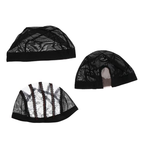 WOONEKY 3stücke Haarnetz Multifunktionale Elastische Haarkappe Für Perücken Und Langlebiges Material Für Damen Und Verschiedene Haartypen von WOONEKY