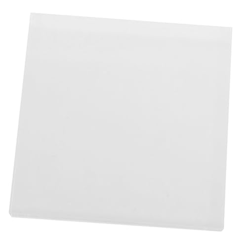 WOONEKY Eleganter Acryl Display Block Quadratisch Stabiler Schmuckhalter Kosmetikständer Multifunktional für Ladenauslage und Make Up Organizer Transparent Robust von WOONEKY