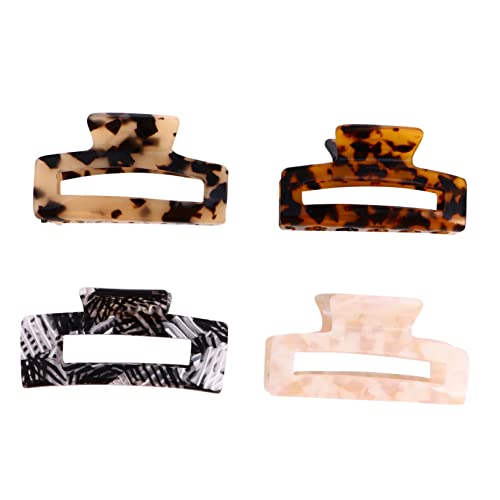 WOONEKY 4stücke Haar-clips Für Pferdeschwanz Haarklammern Für Damen Und Mädchen Sanfte Styling-hilfe Für Tägliche Anwendungen Und Schönheitsroutinen Attraktiven Farben von WOONEKY