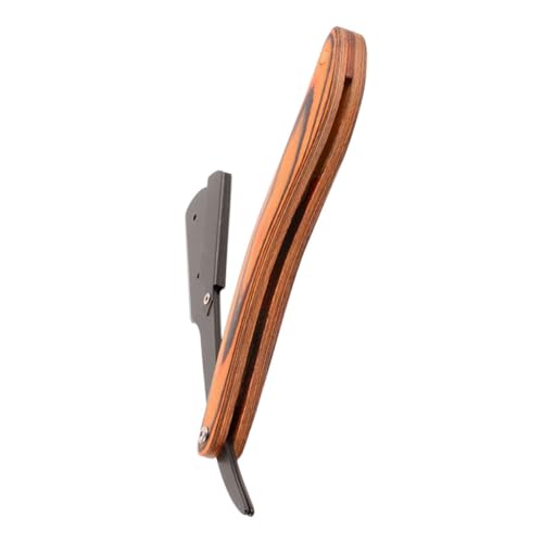 WOONEKY Faltbarer Rasierer mit Holzgriff Rasierhobel für Präzises Rasieren Kompakt und Tragbar Geeignet für Herren und Damen für Reisen und Täglichen Gebrauch von WOONEKY