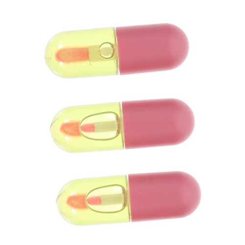 WOONEKY 3-teiliges Lipgloss-set Für Damen Lippenöl Mit Lip Plumper Feuchtigkeitsspendender Lippenstift von WOONEKY