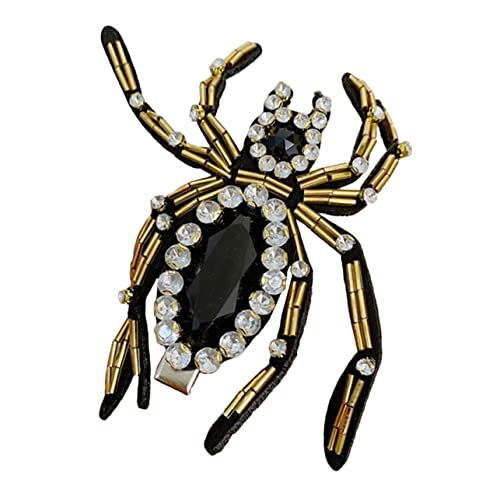 WOONEKY Glitzernde Spider Haarklammer Mit Strass Für Und Mädchen Perfektes Halloween-accessoire Für Kostümpartys Und Besondere Anlässe von WOONEKY