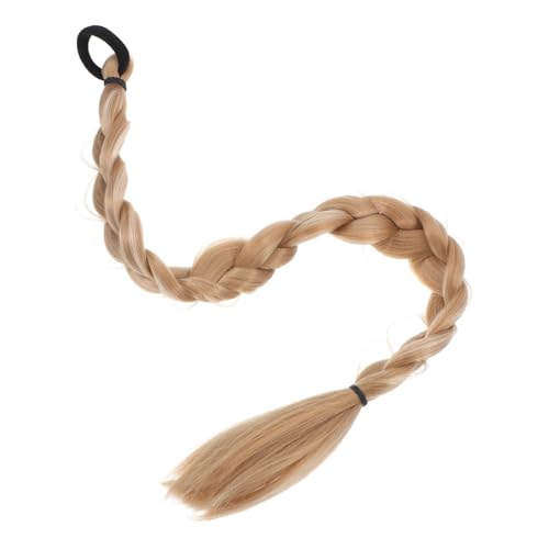 WOONEKY Geflochtene Pferdeschwanzverlängerung Mit Haargummi Weiche Synthetische Haarteile Für Frauen Und Mädchen Gefälschter Geflochtener Pferdeschwanz Für Styling von WOONEKY