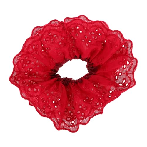 WOONEKY Rote Scrunchies Elastische Haargummis Doppellagige Spitzen Haarbänder für Frauen und Mädchen Pferdeschwanzhalter Haar Accessoires Weihnachts Haargummis WOONEKY Rote Scrunchies Elastische Haargummis Doppellagige Spitzen Haarbänder für Frauen und Mädchen Pferdeschwanzhalter Haar Accessoires Weihnachts Haargummis von WOONEKY