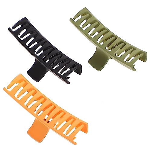 WOONEKY 3stücke Große Haarklammer Für Dickes Haar Haarspangen Aus Acryl Praktische Haarfixierung Für Damen Einfach Anzuwenden Und Abzunehmen Für Reisen Und Alltagsgebrauch von WOONEKY