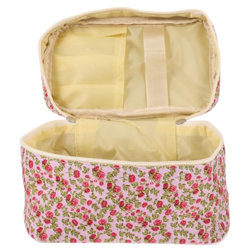 WOONEKY Große Kosmetiktasche Reise Kulturtasche Damen Polyester Wasserabweisend Multifunktional Makeup Organizer mit Reißverschluss für Unterwegs und Vielseitige Aufbewahrung von WOONEKY