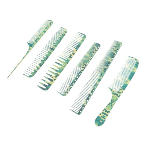 WOONEKY Haar Kamm Set Friseur Werkzeug Mit Feinen Und Breiten Zähnen Für Salon-haarstyling Entwirrungskämme Für Männer Frauen Nasses Trockenes Haar von WOONEKY