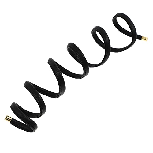 WOONEKY Haardraht Aus Hochwertigem Pu-leder Mit Flexiblen Draht Im Inneren Kreative Pferdeschwanzhalter Schöner Kopfschmuck Haarbänder Für Frauen Leicht Abzunehmen von WOONEKY